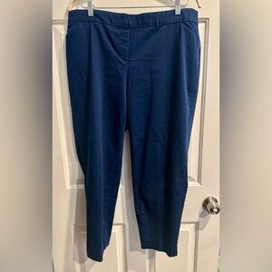 Avenue Navy Stretch Ankle Pants – Size 14 Average